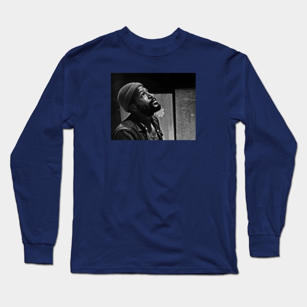 Marvin Gaye 2 Long Sleeve T-Shirt by One Mic History Store